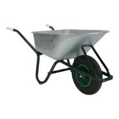 Fort Kruiwagen, 80L, Verzinkte Bak, Gelakt Onderstel