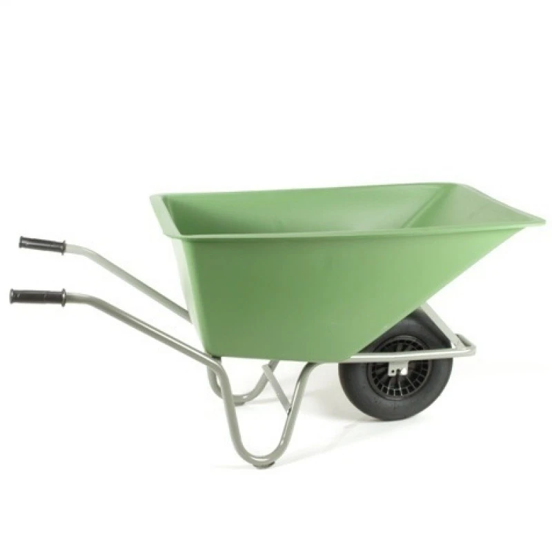 Kruiwagen Forza 160L HDPE Bak Gelakt Onderstel 1-Wiel 1 Kruiwagen Forza 160L HDPE Bak Gelakt Onderstel 1-Wiel