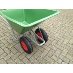 Kruiwagen Forza 160L HDPE Bak Gelakt Onderstel 2-Wiel