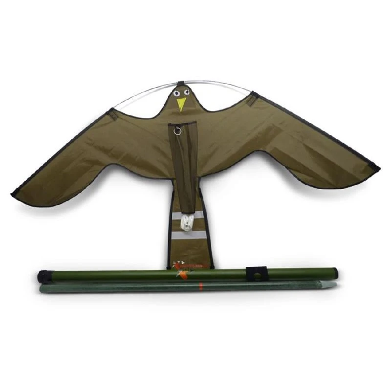 Vogelverschrikker Hawk Kite Bruin Vogelverjager 10 Meter 1 Vogelverschrikker Hawk Kite Bruin Vogelverjager 10 Meter