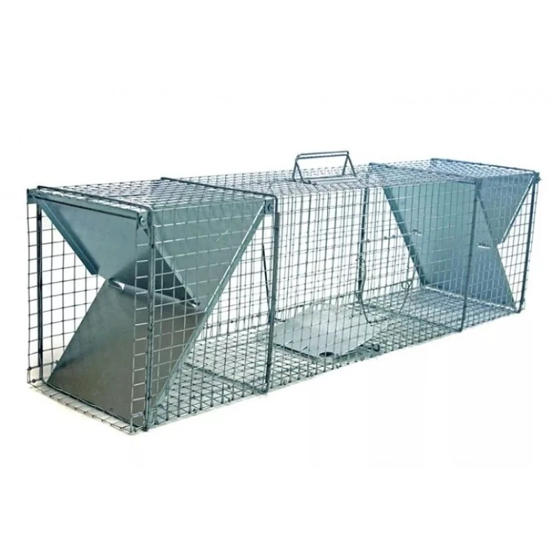 Vangkooi Vos 122x29x32cm.2 Ingangen 1 Vangkooi Vos 122x29x32cm.2 Ingangen