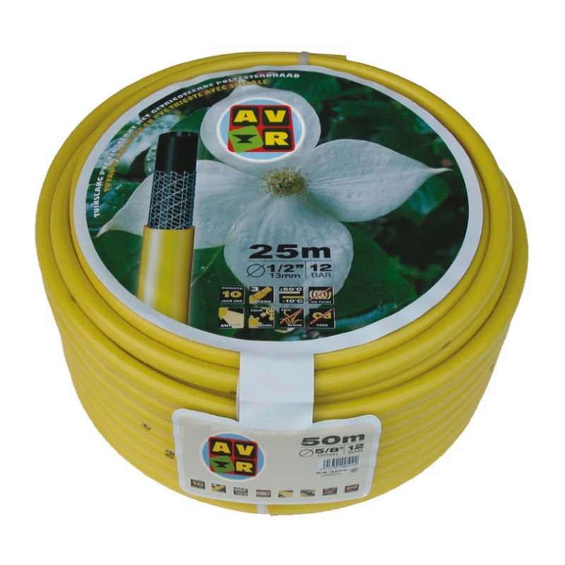 AVR Tuinslang 1/2" 13mm Rol 25M 1 AVR Tuinslang 1/2" 13mm Rol 25M