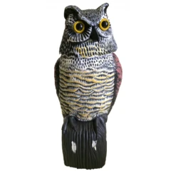 Vogelverschrikker Kunststof Uil Met Beweegbaar Hoofd